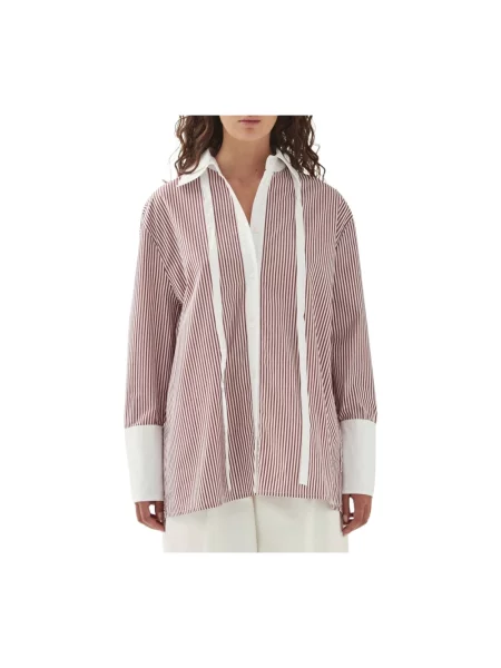 Koszula Alohas w paski czerwona