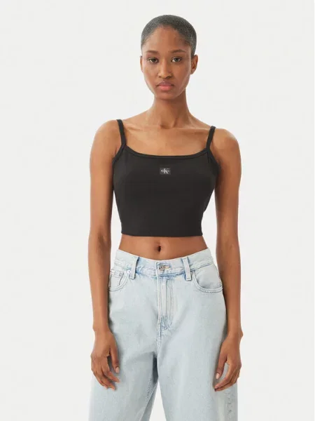 Calvin Klein Jeans Top črna