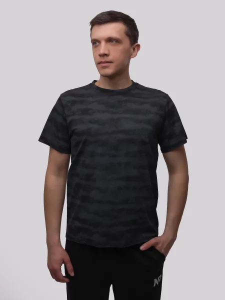 Футболка LUMO віскоза/поліестер чорний