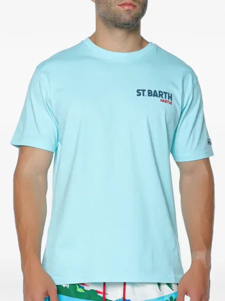 Tricou Mc2 Saint Barth cu imagine albastru