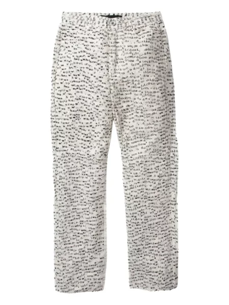 Tepláky Who Decides War bílé