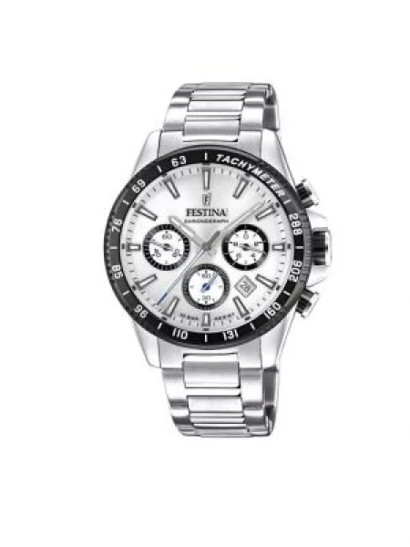 FESTINA Analogové hodinky Chronograph TIMELESS CHRONOGRAPH stříbrná