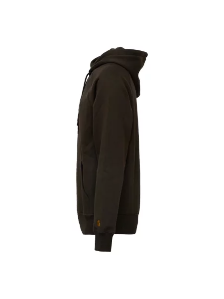 Bluza z kapturem Carhartt Wip brązowa