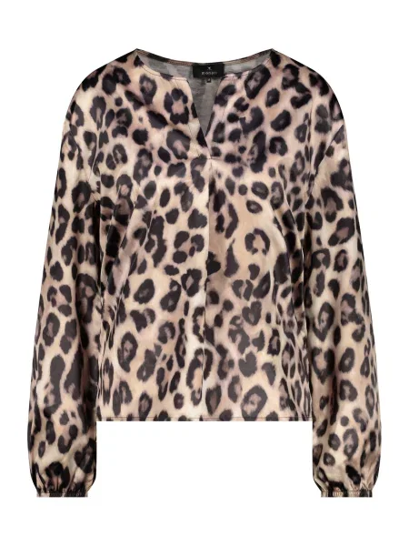 Monari Bluza brokat / kapučino črna