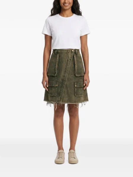 Fusta mini Andersson Bell plic verde