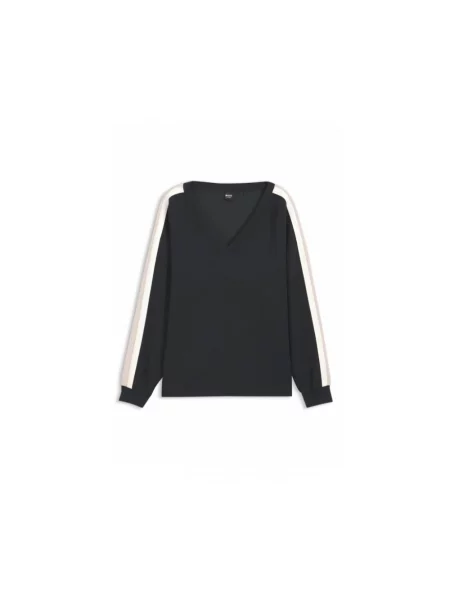 BOSS bluza lounge z modalem TONE_Sweatshirt czarna