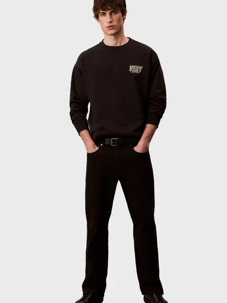 Флисовый свитшот Calvin Klein Jeans черный