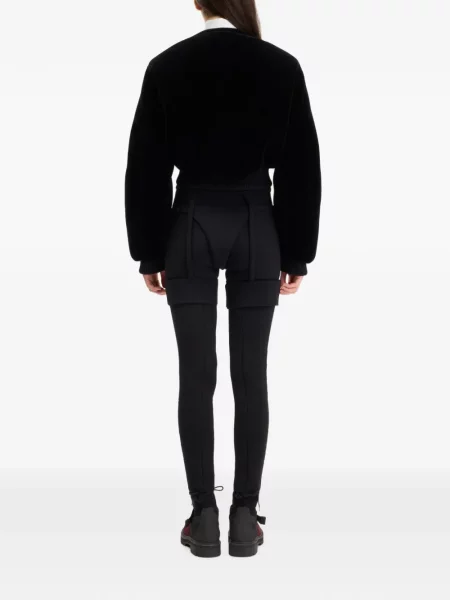 Decupat geacă bomber Jean Paul Gaultier negru