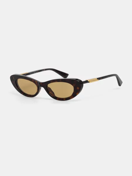 Bottega Veneta Ochelari de soare cat eye femei maro