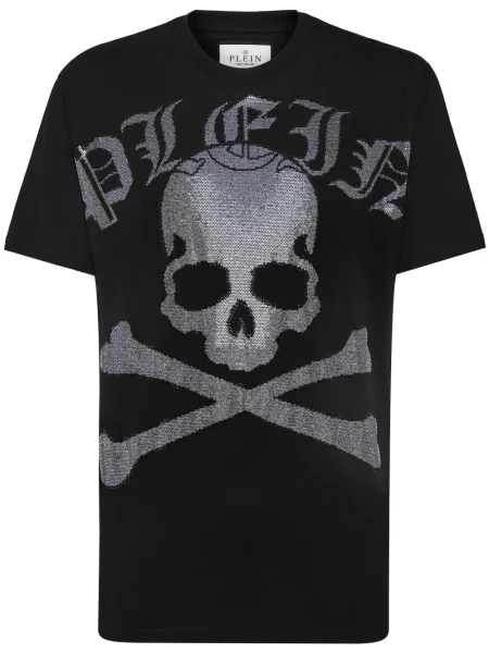 Тениска Philipp Plein черно