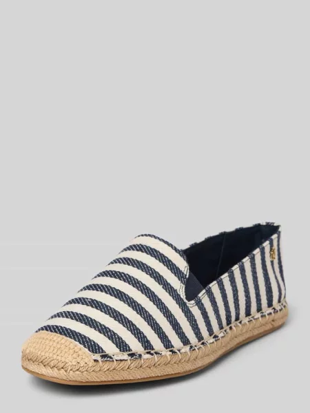 Tommy Hilfiger espadryle NAUTICAL STRIPE ESPADRILLE granatowy
