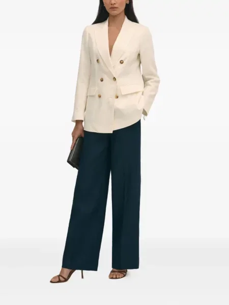 Μπλέιζερ Brooks Brothers διπλόκουμπα λευκό
