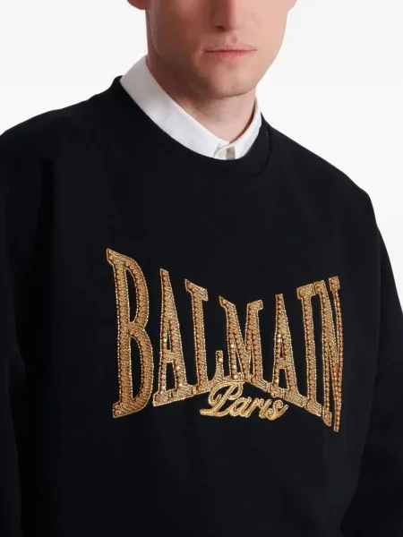 Hanorac Balmain cu autograf negru
