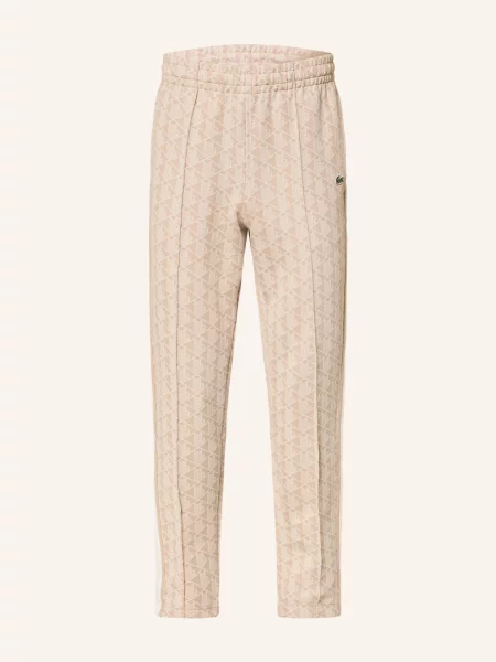 Lacoste Spodnie Dresowe beige biały