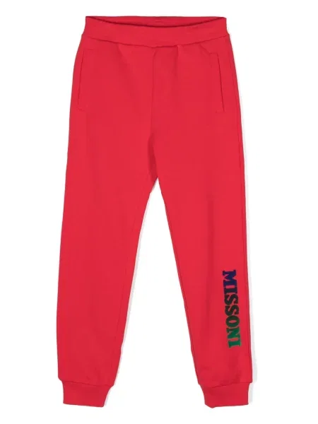 Spodnie dziecięce Missoni czerwone