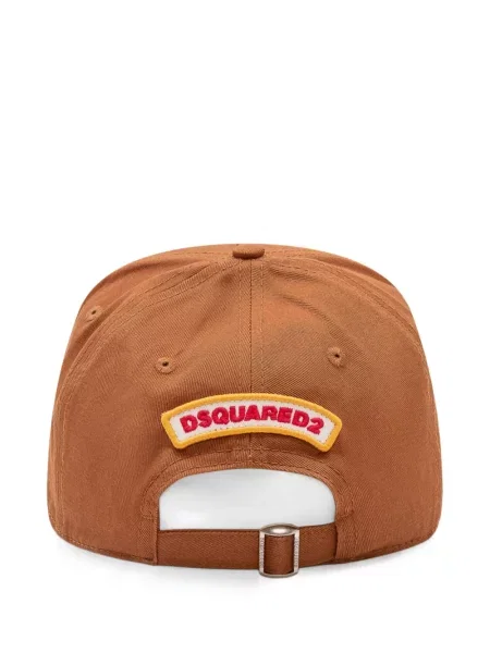 Viseltes hatású baseball sapka Dsquared2 barna