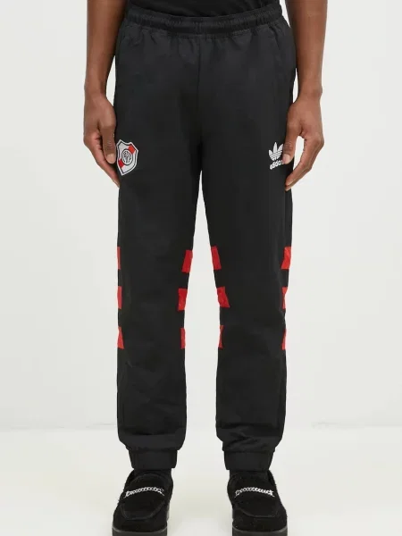 Παντελόνι φόρμας adidas River Plate Tracktop μαύρο