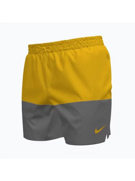 Мъжки бански шорти Nike Split 5" Volley university gold жълто