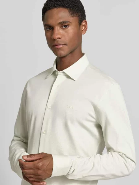 Koszula casualowa o kroju slim fit z czystej bawełny Model Boss Orange