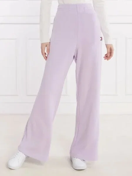 Tommy Jeans Pantaloni de trening BADGE WIDE EXT | flare fit