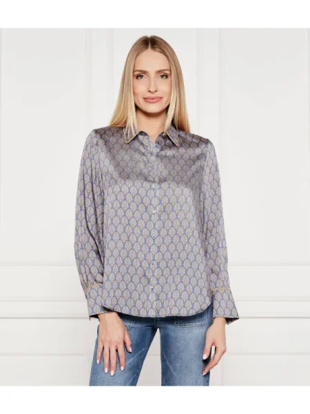 Joop! De satin cămașă Blia | albastru