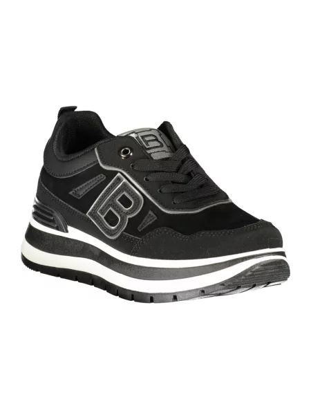 Sneakersy Laura Biagiotti skórzane czarne