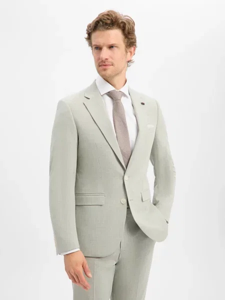 Finshley & Harding London kurtka modułowa Brixdon Mężczyźni Slim Fit Sztuczne włókno 44 szary