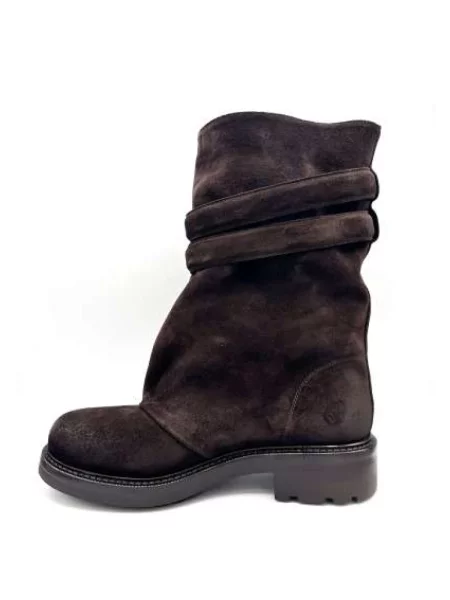 Buty do kostki Strategia skórzane brązowe