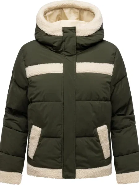 Ragwear Zimní bunda Editah Youmodo světle / olivová béžová