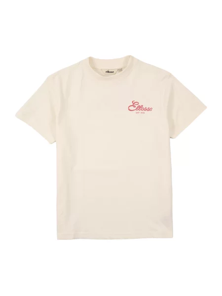 ELLESSE Majica Licinta crvena / prljavo bijela