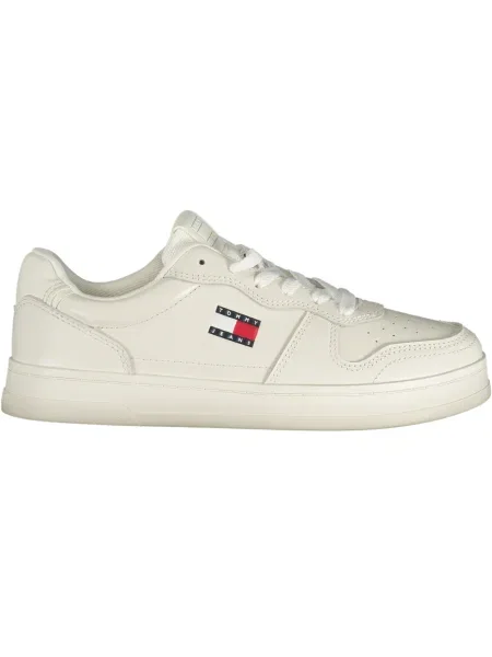 Teniși Tommy Hilfiger cu toc jos roșu