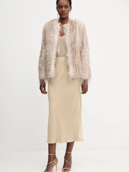 Спідниця BOSS maxi пряма бежевий