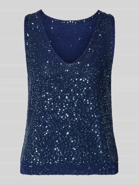 Top Weekend Max Mara granatowy
