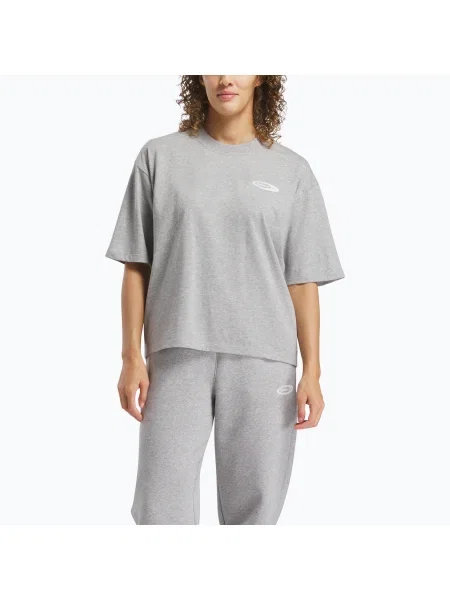 Női edzős póló Reebok Ide Brand Proud Tee mgreyh. Méret: L szürke