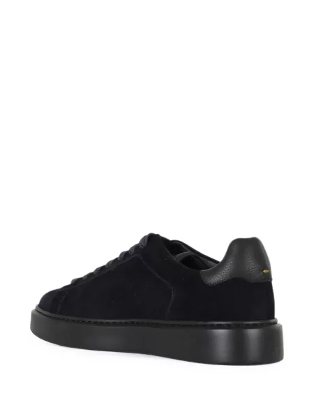 Sneakerși Doucal's din piele de căprioară albastru