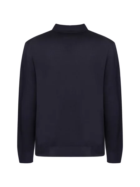 Gulerat tricou polo Canali albastru