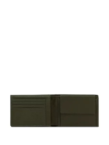 Portofel Piquadro din piele verde