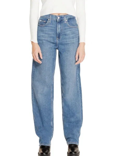 Blugi boyfriend Calvin Klein negru