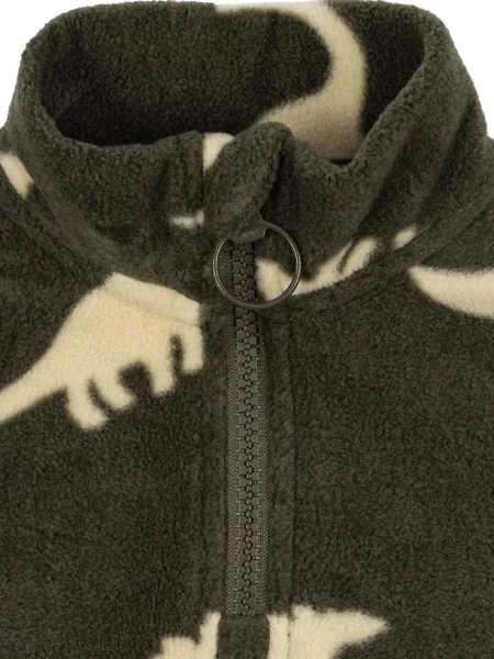 Konges Sløjd флісова кофта дитяча TAVI FLEECE SWEATSHIRT GRS