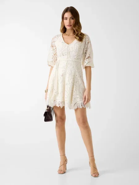 Guess Rochie de zi alb