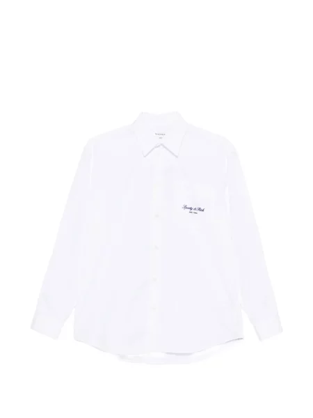 Cămașă Sporty & Rich cu broderie alb