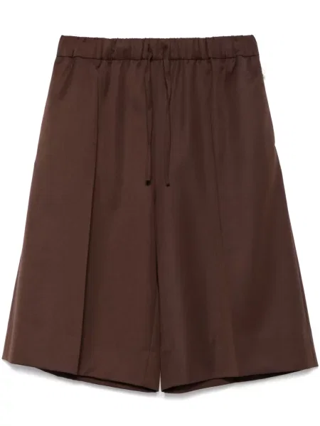 Široké kraťasy Simone Rocha hnědé