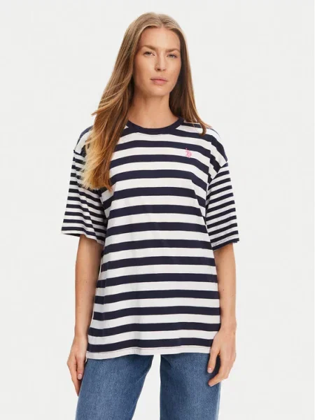 T-Shirt U.S. Polo Assn. μπλε