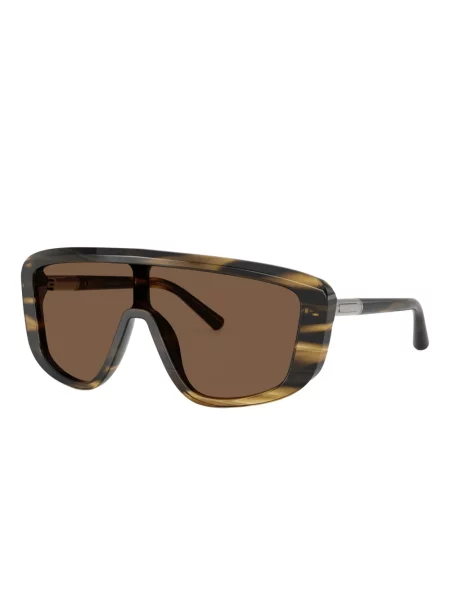 Ριγέ γυαλιά ηλίου Dolce & Gabbana Eyewear καφέ