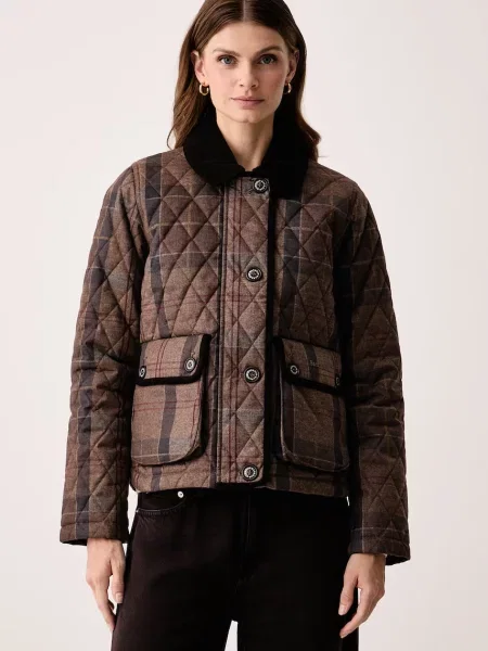 Barbour jachetă pentru femei Louden maro