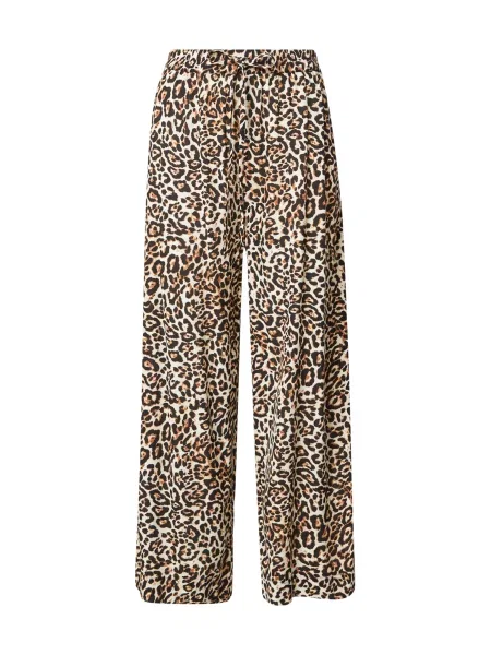 ABOUT YOU Pantaloni Luisa bej / maro negru