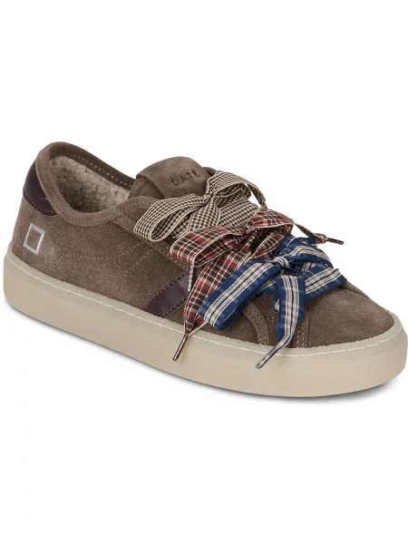 Pantofi D.a.t.e. din piele de căprioară maro