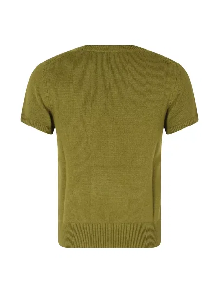 Sweter Dunst z krótkim rękawem zielony