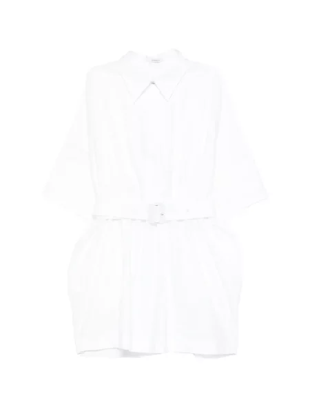 Rochie tip cămașă Givenchy de costum alb