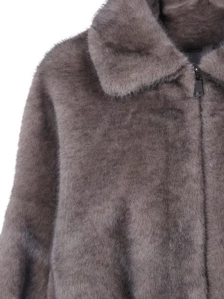 Geacă Valentini 1972 cu blană gri